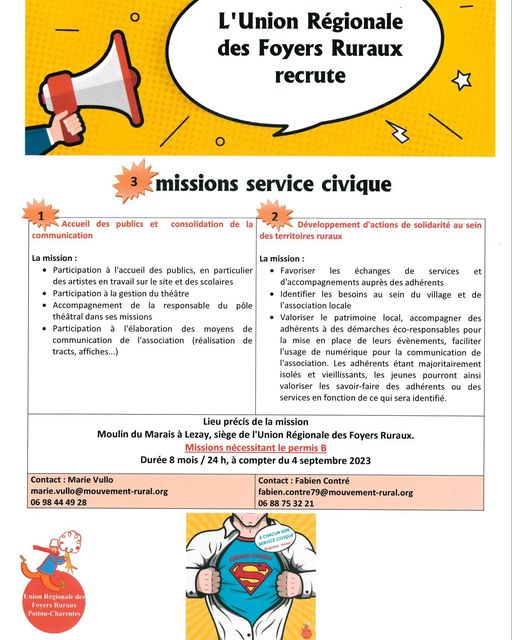 Service civique le retour !